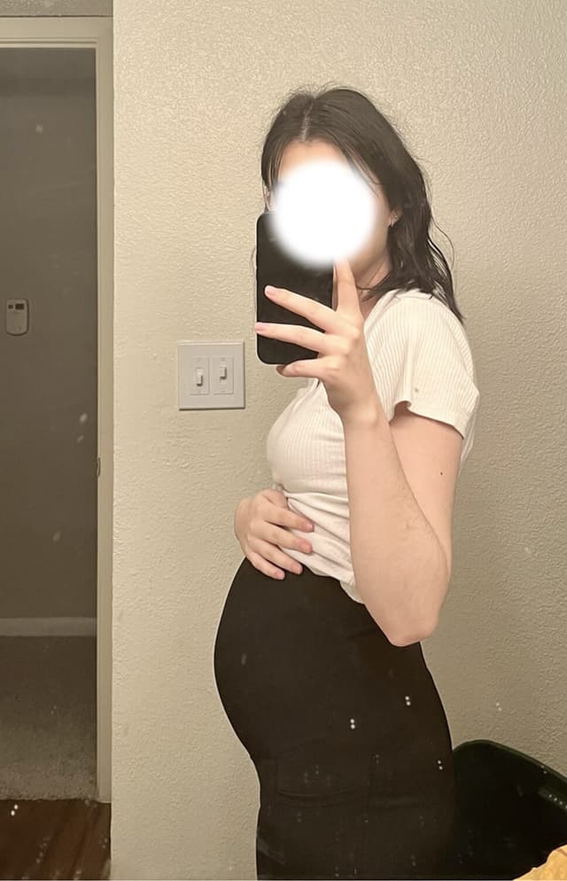 Belly gets bigger